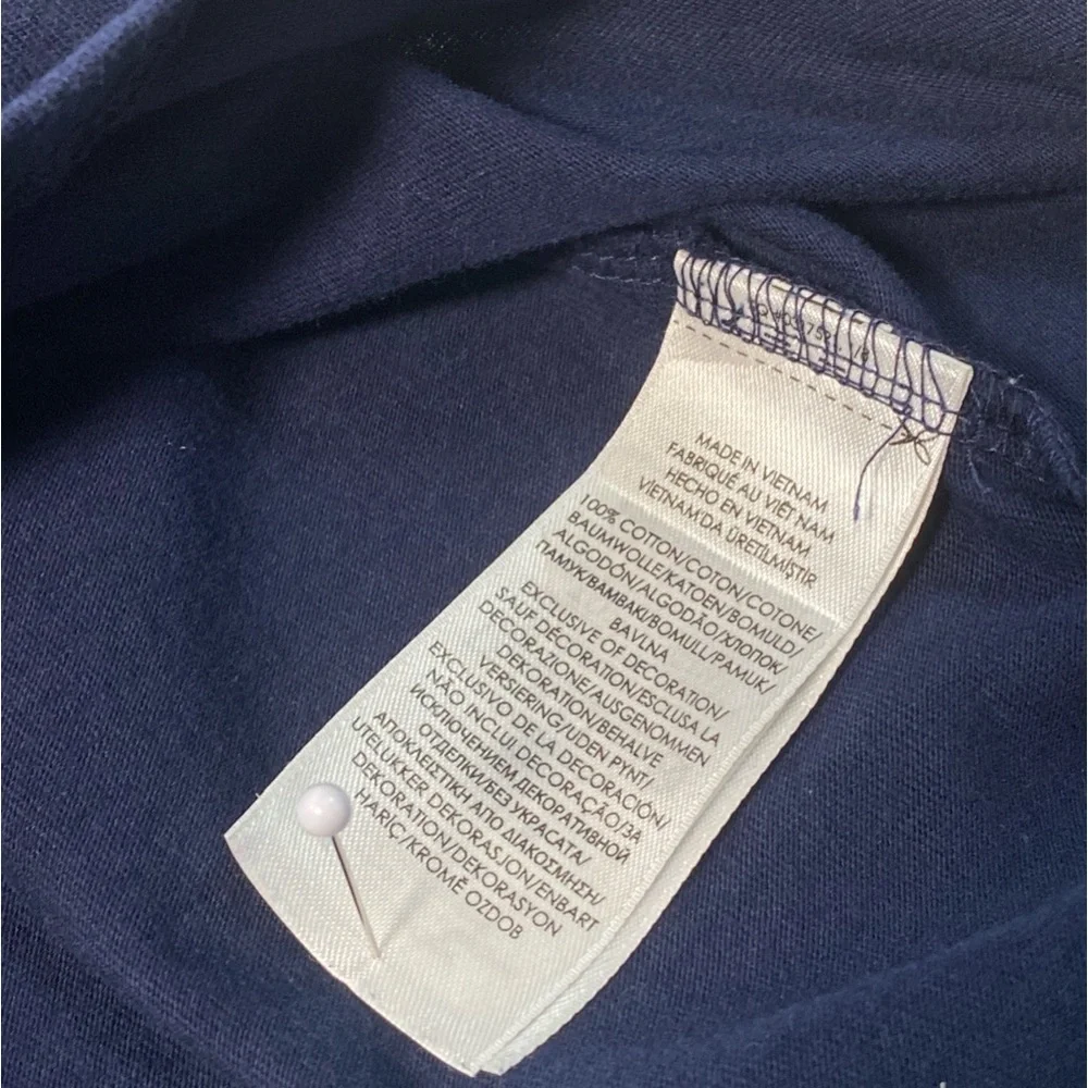 Polo Ralph Lauren Navy Blue Classic Lightweight Hoodie Mens Size M